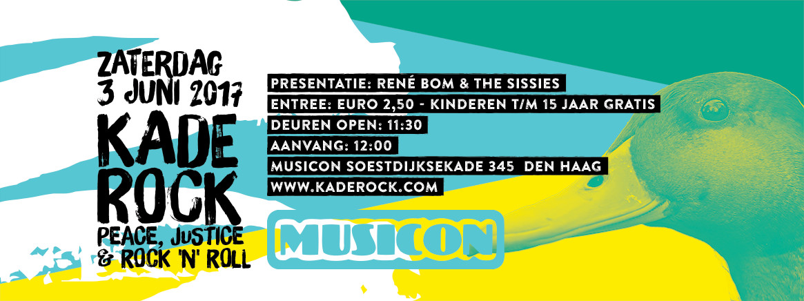 Cesar Zuiderwijk performed with the Clarks at Kaderock 2017 June 03 2017